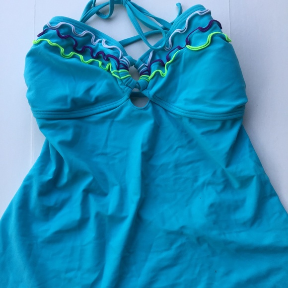 Hobie Other - HOBIE TURQUOISE HOLTER BATHING SUIT TOP